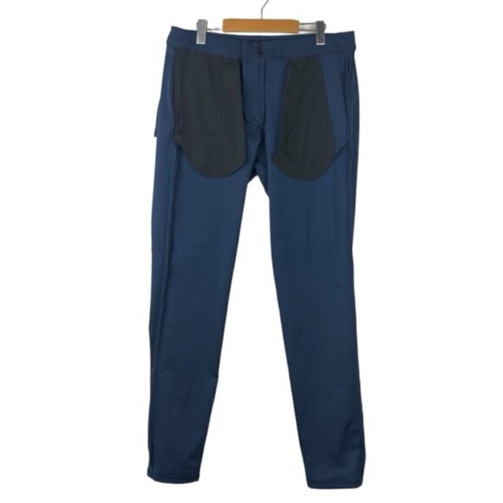 Lululemon Mens Commission Slim Fit Pants Warpstreme Blue US 34 - Picture 3 of 10